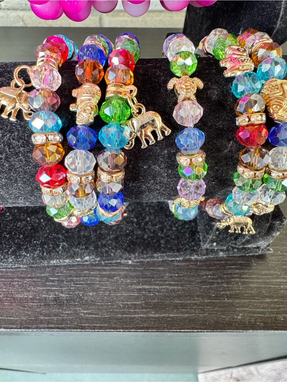 Assorted Beaded Stretch Bracelets - Multicolor Set - Picture 4 of 9